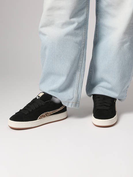 Sneakers Uit Leder Puma Zwart women 40486201 ander zicht 1